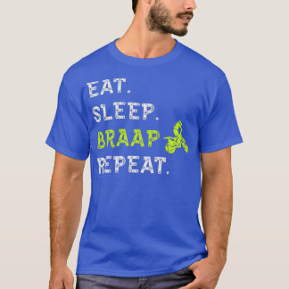 Camiseta Braap Repetir Motocross Dirt Bike Off Road Enduro