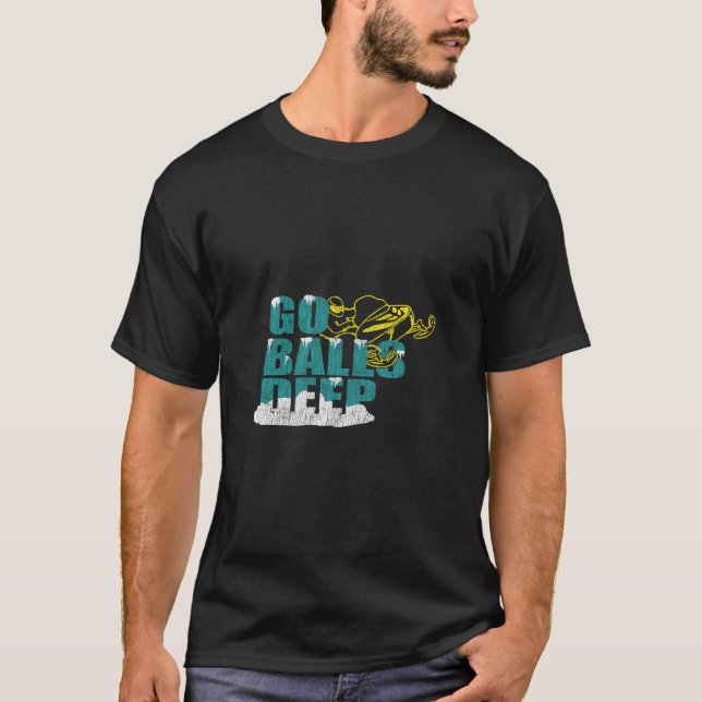 Camiseta Braap Snowmobile Gift Go Balls Deep Diter Banger S (Frente)