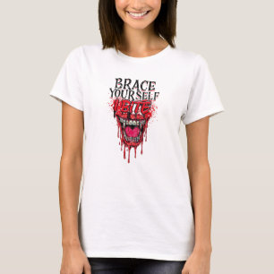Camiseta Brace yourself I bite - trick or treat