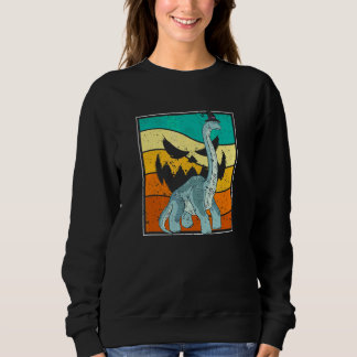 Camiseta Brachiosaurus Bruxa Abóbora Halloween Dinossauro B
