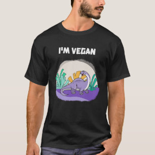 Camiseta Brachiossauro e Dinossauro Cinto Vegan