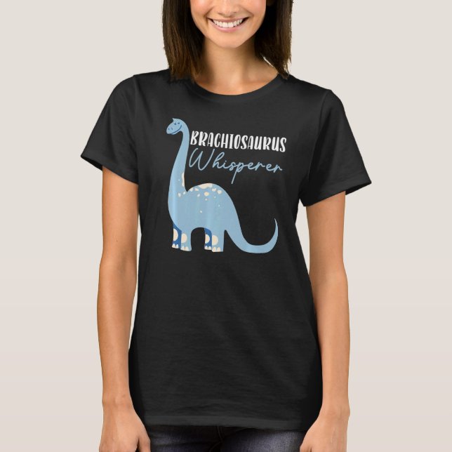 Camiseta Brachiousaurus Whisperer Dinosaur Future Paleontol (Frente)