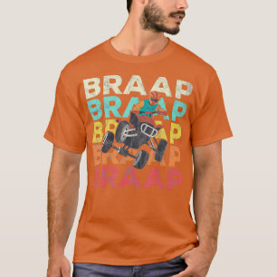 Camiseta Braço de bicicleta quádrupla de Vintage com rodas