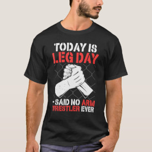 Camiseta Braço de Ferro Hoje É Dia de Perna   disse nenhum 
