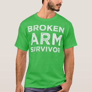 Camiseta Braço Quebrado de Sobrevivência do Braço