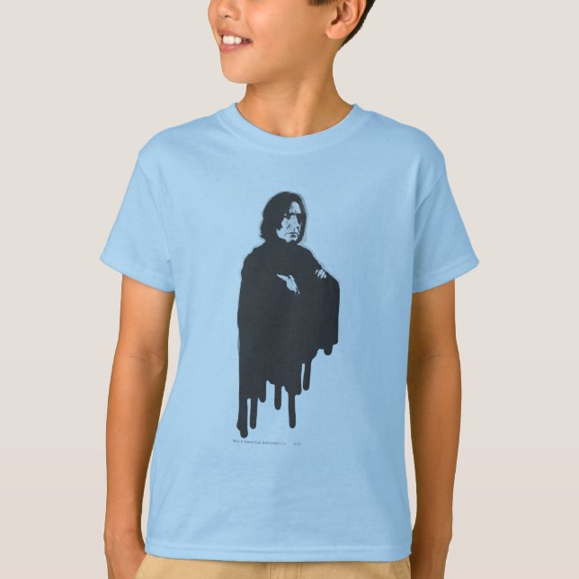 Camiseta Braços de Snape Severos Cruzados B-W (Frente)