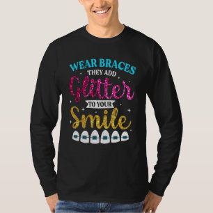Camiseta Braços Mulheres Ortodontia Dentista Ortodontista