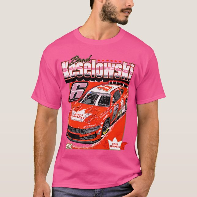 Camiseta Brad Keselowski Kings Havaiano (Frente)