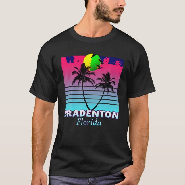Camiseta Bradenton Florida Retro Tshirt T Shirt (Frente)