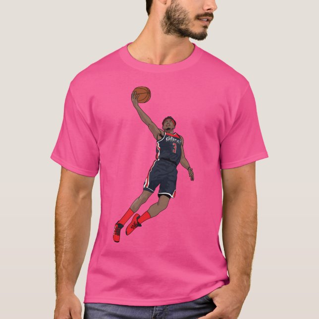 Camiseta Bradley Beal - Assistentes de Washington (Frente)
