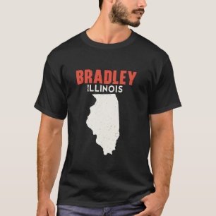 Camiseta Bradley Illinois EUA State America Viagem Illinois