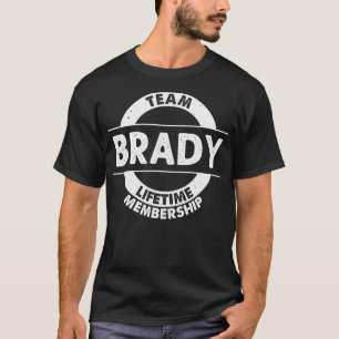 Camiseta BRADY Gift Funny Surname Family Tree Birthday Reun