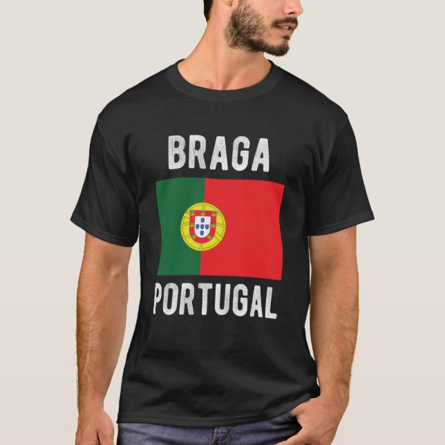 Camiseta Braga Portugal Souvenir Torturador Português (Frente)
