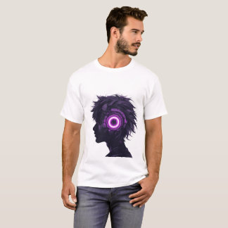 Camiseta Brain AFK – Conceito de Design Minimalista de Tecn