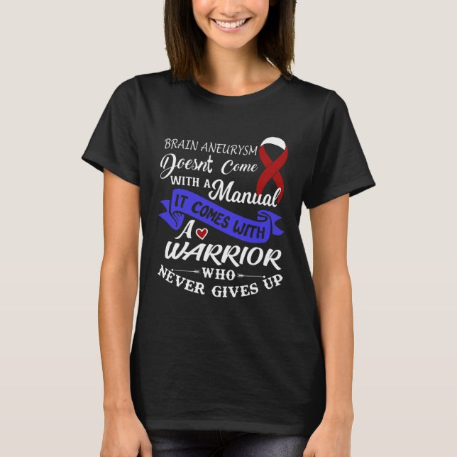 Camiseta Brain Aneurysm Warrior (Frente)