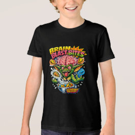 Camiseta Brain Blast Bites Retro Cartoon Gremlin Cereal Par