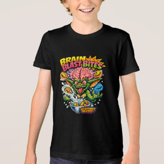 Camiseta Brain Blast Bites Retro Cartoon Gremlin Cereal Par