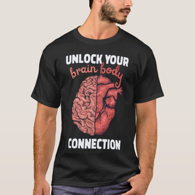 Camiseta Brain Body Connection Neuroplasticity Quote retro (Frente)