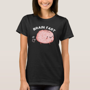 Camiseta Brain Fart Engraçado Anatomia Pun Dark BG