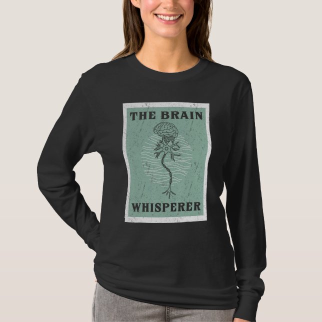 Camiseta Brain neurons sciences neuroscience neurology anat (Frente)