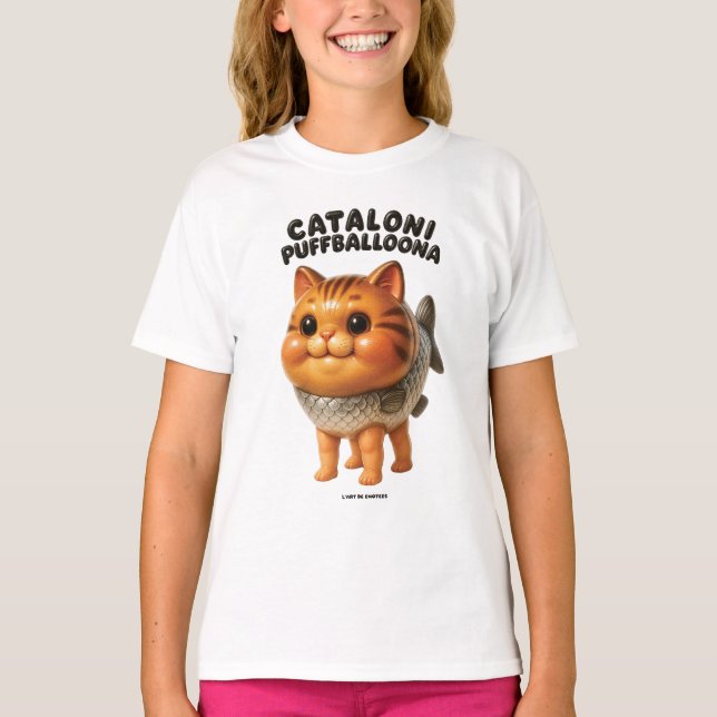 Camiseta Brainrot POP | Cataloni Puffballoona (Frente)