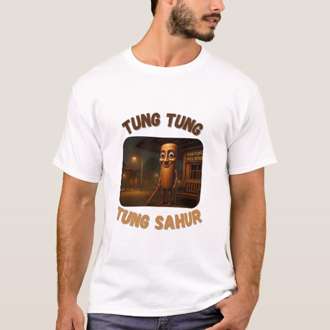 Camiseta BrainRots Tung Tung Tung Sahur  (Frente)