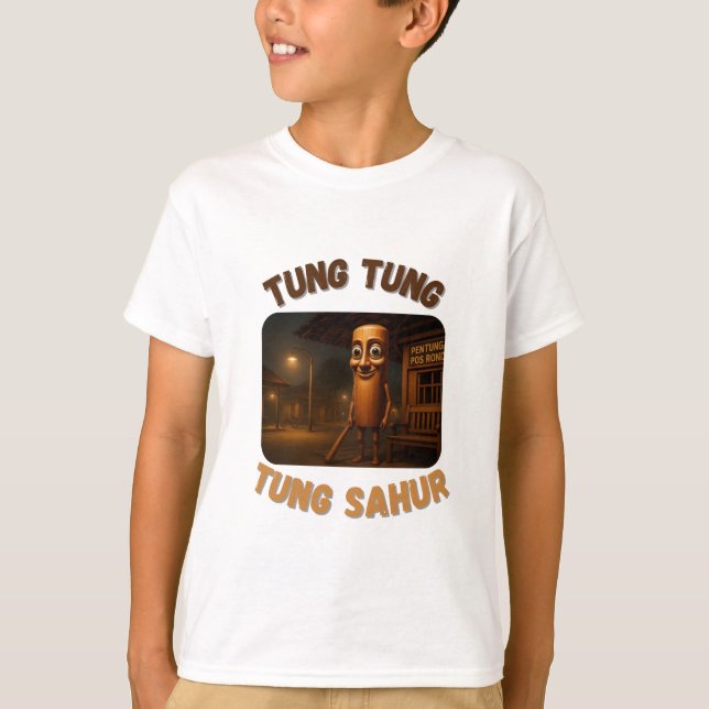 Camiseta BrainRots Tung Tung Tung Sahur  (Frente)