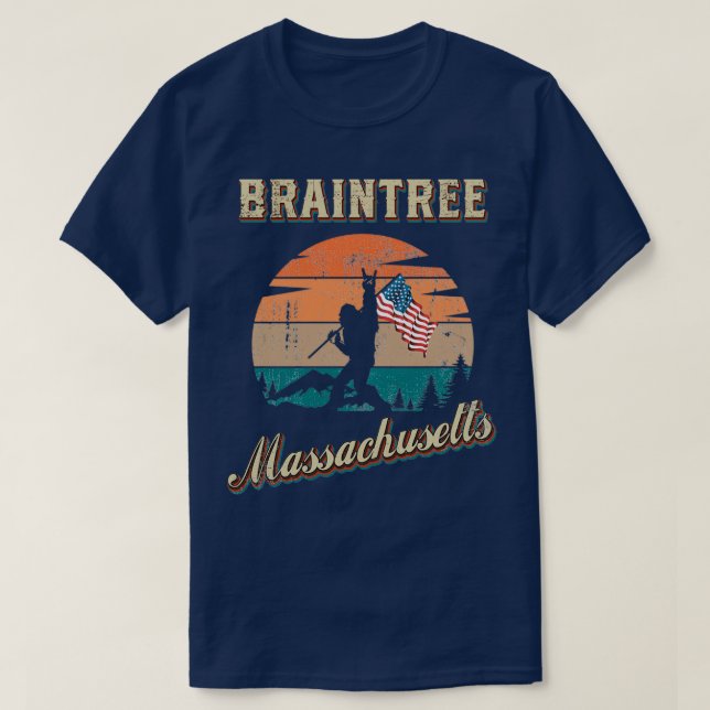 Camiseta Braintree Massachusetts (Frente do Design)
