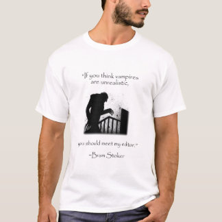 Camiseta Bram Stoker - Drácula - Citações Modernas Erradas
