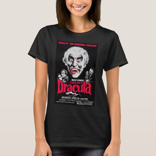 Camiseta "Bram Stoker's Count Dracula" Filme de terror (Frente)