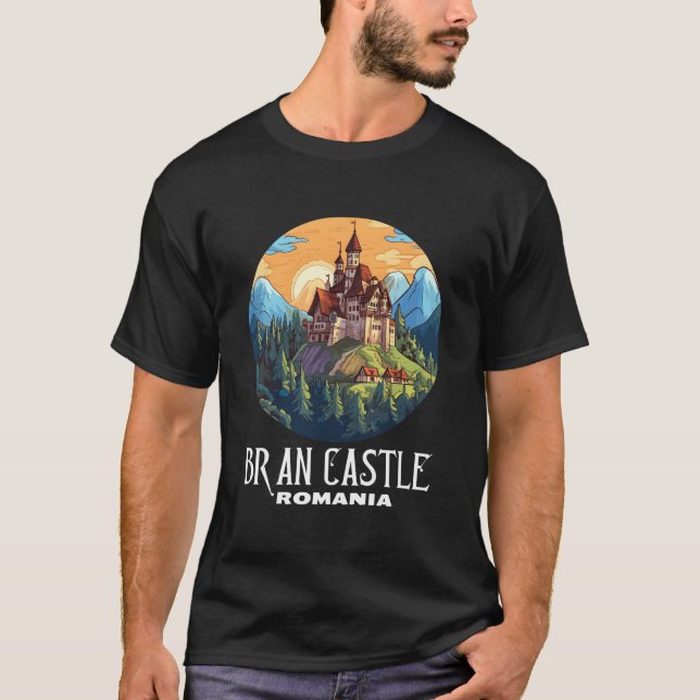 Camiseta Bran Castle Transylvania Home Para Dracula (Frente)