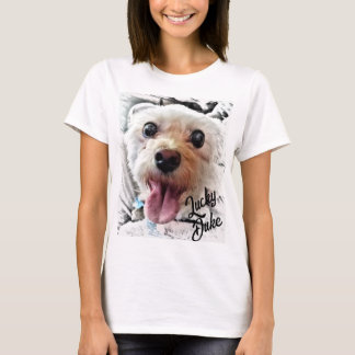 Camiseta Branca Adorável (Nome Personalizado)