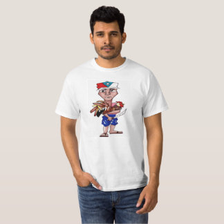 Camiseta branca "ALBINO SANTIAGO"