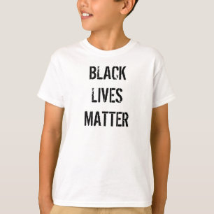 Camiseta Branca Black Lives Matter Criança