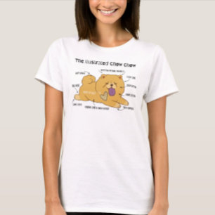 Camiseta Branca CHOW Ilustrada