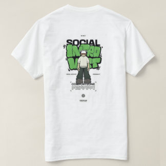 camiseta branca com desenho