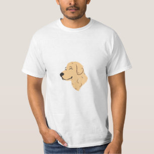 Camiseta branca com desenho de cachorro para menin