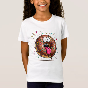 Camiseta Branca com Lascas Cobertas com Chocolate