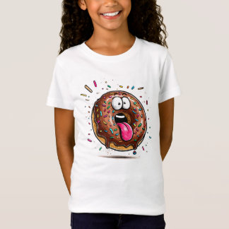 Camiseta Branca com Lascas Cobertas com Chocolate