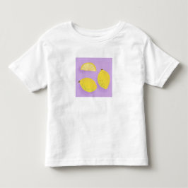 Camiseta branca com limões 