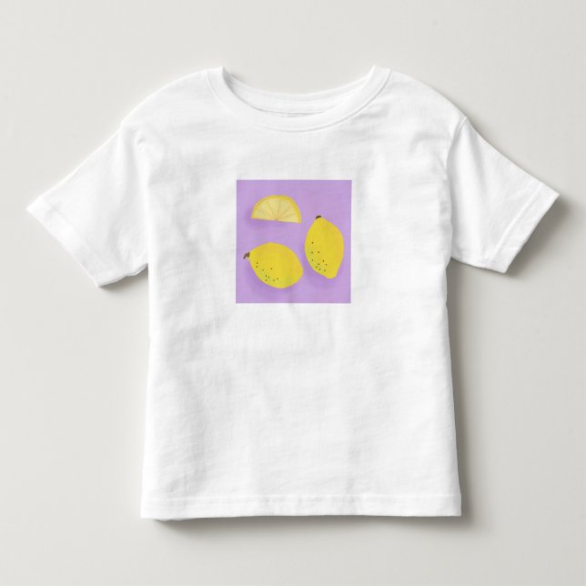 Camiseta branca com limões  (Frente)