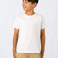 Camiseta Branca, Crianças/Personalizar