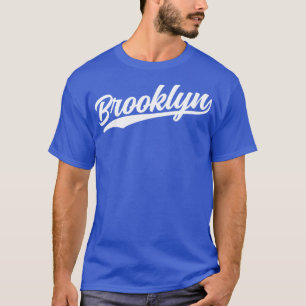 Camiseta Branca Cursiva Brooklyn