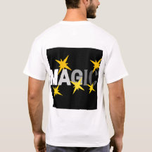 Camiseta branca das Estrelas Mágicas | DESIGNS Z