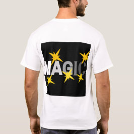 Camiseta branca das Estrelas Mágicas | DESIGNS Z