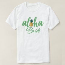 Camiseta Branca de Aloha Bride