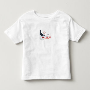 Camiseta Branca de Criança Minimalista Fofa