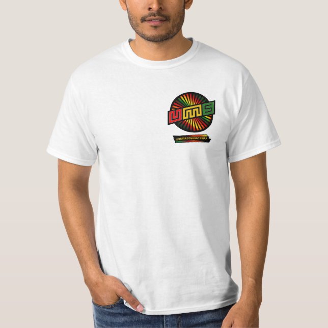 Camiseta Branca de Estirpes Incompatíveis 1 Homem  (Frente)