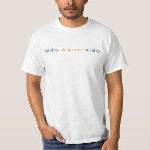 Camiseta branca de folhas curtas