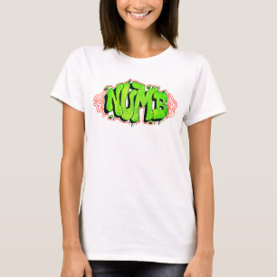 Camiseta branca de Grafite feminino